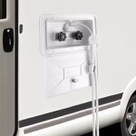 Douche extrieure pour camping - cars cabine de douche extrieure interrupteur chaud - froid avec 2 cls ...