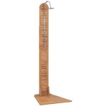 Douche de jardin teck massif 70x75x204 cm cfw51854