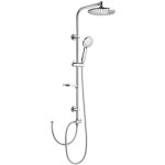 Aqualine - douches - set de douche zara sans mitigeur, 22 cm, 1 jet, chrome sl420