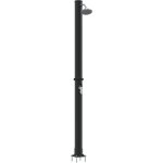 Douche solaire extrieure noir 217 cm pvc et aluminium vidaxl