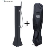 Douche solaire happy go anthracite - 23 l + housse d'hivernage pour douche solaire go formidra