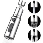 Douchette evier cuisine robinet 360 degres, 3 modes embout robinet cuisine avec aerateur, mitigeur evier ...