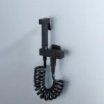 Douchette  main pour bidet, kit de douche mural haute pression en laiton, avec flexible de douche, robinet ...