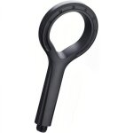 Douchette � main avec brumisateur fin, douche simple star ring (noire)