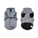 Doudoune pour chien 'harnais' 35cm gris Doudoune pour chien 'harnais' 35cm gris