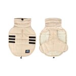 Doudoune pour chien 'matelasse' 35cm beige