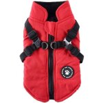 Doudoune impermable et chaude / manteau pour chiot avec harnais, convient aux chiens de petite et moyenne ...