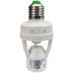 Douille avec d�tecteur de mouvement pir ampoules avec culot e27 pour une utilisation en int�rieur avec ...