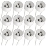 Memkey - douille spot gu10 avec silicon câble, 0 - 250v 2a max. 300w, standard gu10 socket base en céramique, ... Memkey - douille spot gu10 avec silicon câble, 0 - 250v 2a max. 300w, standard gu10 socket base en céramique, ...