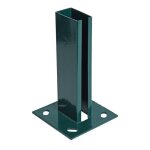 Douille à visser support de poteau sabot de poteau 40x60 mm poteau de clôture Douille à visser support de poteau sabot de poteau 40x60 mm poteau de clôture