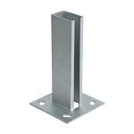 Douille à visser support de poteau sabot de poteau 40x60 mm poteau de clôture Douille à visser support de poteau sabot de poteau 40x60 mm poteau de clôture