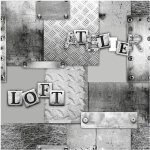 Toile cirée au mètre - largeur 140 cm - loft - gris Toile cirée au mètre - largeur 140 cm - loft - gris