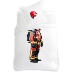 Housse de couette 140x200 pompier billy + 1 taie Housse de couette 140x200 pompier billy + 1 taie
