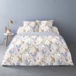 Dourev - housse de couette 240x220 rika + 2 taies mati�re polaire