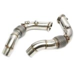 Downpipe echappement inox bmw m6 f12 / f13 / f06 de 2012 a 2018 - 41158817