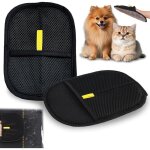 Dpzo - 2 pi�ces gant poil chat, double face brosse poils animaux, r�utilisable brosse anti poils animaux ...