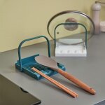 Dpzo - 2 pi�ces repose - ustensiles avec tampon anti - goutte, support de cuill�re en plastique, cuisine, ...