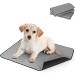 Dpzo - 2 tapis d'ducation pour chiens rutilisables, lavable, impermable, antidrapant, m 70x50cm