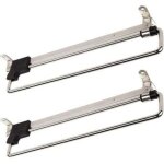 Dpzo - 2 x porte - cintres coulissant portemonteaux t�lescopic porte - v�tements extractible 300 mm