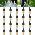 Dpzo - 20 pcs buse de pulv�risation en laiton, pulv�risateur goutte � goutte automatique r�glable, antirouille ...