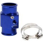Dpzo - 36mm joint de tuyau capteur de temprature de l'eau bleue manomtre adaptateur de tuyau de radiateur ...