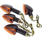 Dpzo - lot de 4 ampoules de clignotant avant et arri�re pour moto 12 v