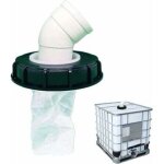 Dpzo - 45�filtre cuve 1000l, avec filtre en nylon lavable, pour raccord cuve 1000 litres, filtre � couvercle ...