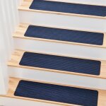 Dpzo - jamais utilis] 8' x 30' (15 in pack) non - slip carpet stair treads non - skid safety rug slip ...