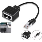 Dpzo - jamais utilis�]adaptateur r�partiteur rj45, rj45 coupleur, lan rj45 ethernet r�partiteur 1 vers ...