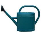 Dpzo - jamais utilis�]arrosoir ovale 3 litres avec pomme d'arrosage - design m�tal vieilli vert - dimensions ...