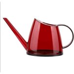 Dpzo - arrosoir rouge  long bec, petit pot de jardin 1, 2l, design color bonbon pour arrosage de plantes ...