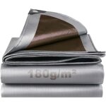 Dpzo - bche de protection exterieur avec oeillets, 3x5m 180 g / m pe bche voiture piscine, impermable ...