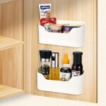Dpzo - bo�tes de rangement autocollantes pour portes d'armoires de cuisine, salles de bains et r�frig�rateurs ...