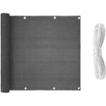 Dpzo - brise - vue pour balcon, anti uv imperméable avec oeillets et cordons, 0. 9x5m Dpzo - brise - vue pour balcon, anti uv imperméable avec oeillets et cordons, 0. 9x5m