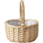 Dpzo - cache pot en osier, panier de rangement tissé à la main, corbeille à fleurs pour pique - niques ... Dpzo - cache pot en osier, panier de rangement tissé à la main, corbeille à fleurs pour pique - niques ...