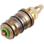 Dpzo - cartouche thermostatique et poignée en laiton pour le bain pour mitigeur mélangeur barre de douche ... Dpzo - cartouche thermostatique et poignée en laiton pour le bain pour mitigeur mélangeur barre de douche ...