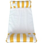 Dpzo - chaise flottante de piscine, hamac gonflable avec filet de fond, portable pour d�tente et plaisir ...