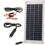 Dpzo - chargeur solaire de batterie de voiture, mainteneur �nerg�tique portable avec allume - cigare