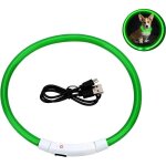 Dpzo - jamais utilis]collier lumineux chien rechargeable, collier chien led lumineux, clignotant collier ...
