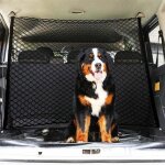 Dpzo - jamais utilis�]couche double filet coffre voiture, animaux portable filet voiture pour chien, ...