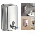 Dpzo - distributeur de savon mural, distributeur de savon salle de bain en acier inoxydable ou cuisine ...