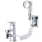 Dpzo - douchette lavabo, ensemble de douche rglable pour robinet de salle de bain - douchette avec connecteur ...