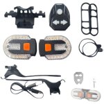 Dpzo - feux arrière de vélo, scooter, clignotants, rechargeables par usb, fonction klaxon, clignotants ... Dpzo - feux arrière de vélo, scooter, clignotants, rechargeables par usb, fonction klaxon, clignotants ...