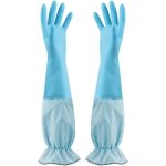 Dpzo - gants de mnage en caoutchouc, 1 paire, gants rutilisables tanches pour lavage et jardinage, ...
