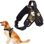 Dpzo - harnais de sport pour gros chiens, gilet r�glable souple avec poign�e confortable, camouflage ...