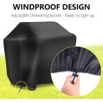 Dpzo - housse de barbecue imperm�able, protection bbq anti - uv pour weber, holland, 145 x 61 x 117 cm, ...