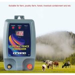 Dpzo - jamais utilis]kit de clture lectrique, clture lectrique pour btail, animaux, lectrificateur ...