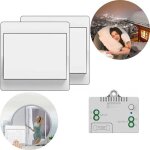 Dpzo - kit d'�clairage sans fil, ac90 250 v, sans piles, avec r�cepteur, �tanche ip65, t�l�commande, ...