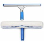 Dpzo - kit de nettoyage de fen�tre, raclette � vitre et microfibre chiffon, raclette douche avec l�vre ...