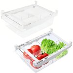 Dpzo - organisateur de r�frig�rateur - tiroir extensible - bo�te � l�gumes - syst�me de rangement pour ...